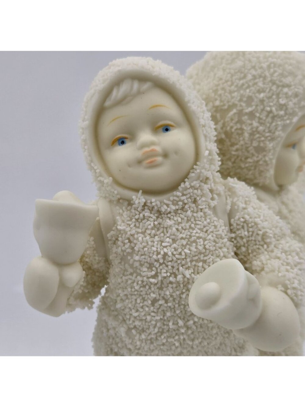 Dept 56 Snowbabies 68454 Set of 2 Porcelain Figurines Let's All Chime In - Picture 7 of 11